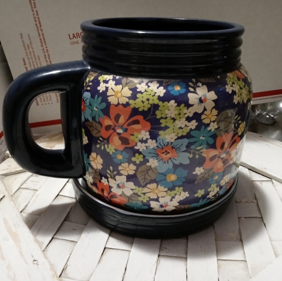 🎋💐VINTAGE-CERAMIC FLORAL FARM JUG🏡🏫Size 8"×10", A FABULOUS GIFT. - Picture 10 of 16